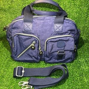 Kipling mini duffel handbag bowler crossbody WITH ADDITIONAL ADJUSTABLE STRAP